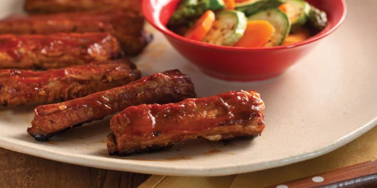 Costelinha de Porco ao Molho Barbecue