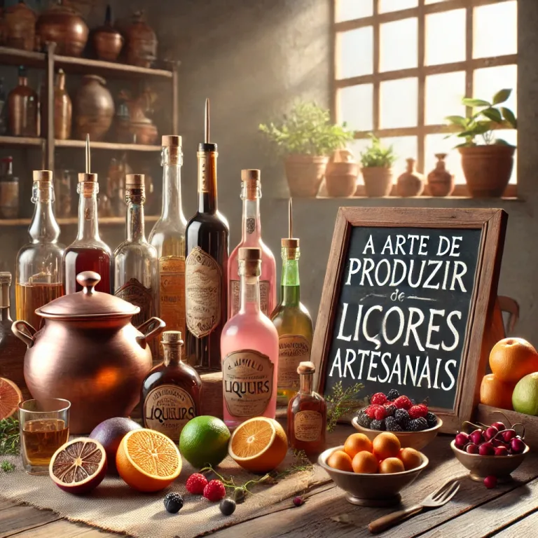 A Arte de Produzir Licores Artesanais: História, Processos e Tendências